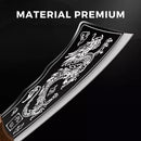 Faca Drak Esparta™ • 100% Forjada à Mão [+FRETE EXPRESSO GRÁTIS]