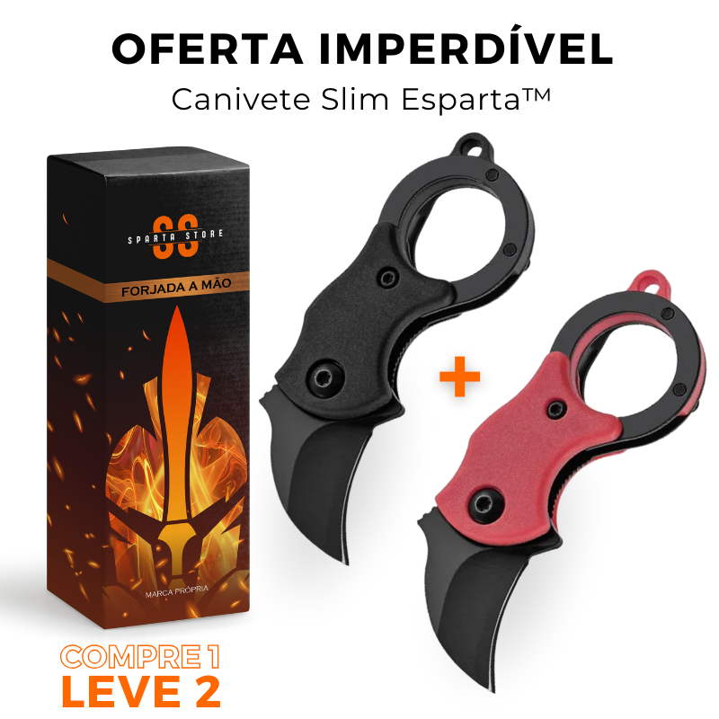 Canivete Slim Esparta™ • COMPRE 1 LEVE 2 (+ FRETE GRÁTIS)