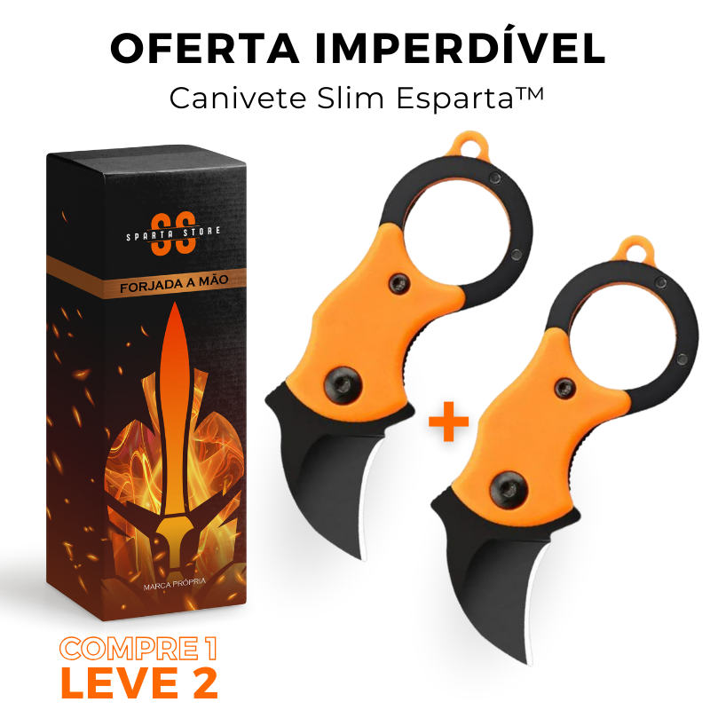 Canivete Slim Esparta™ • COMPRE 1 LEVE 2 (+ FRETE GRÁTIS)