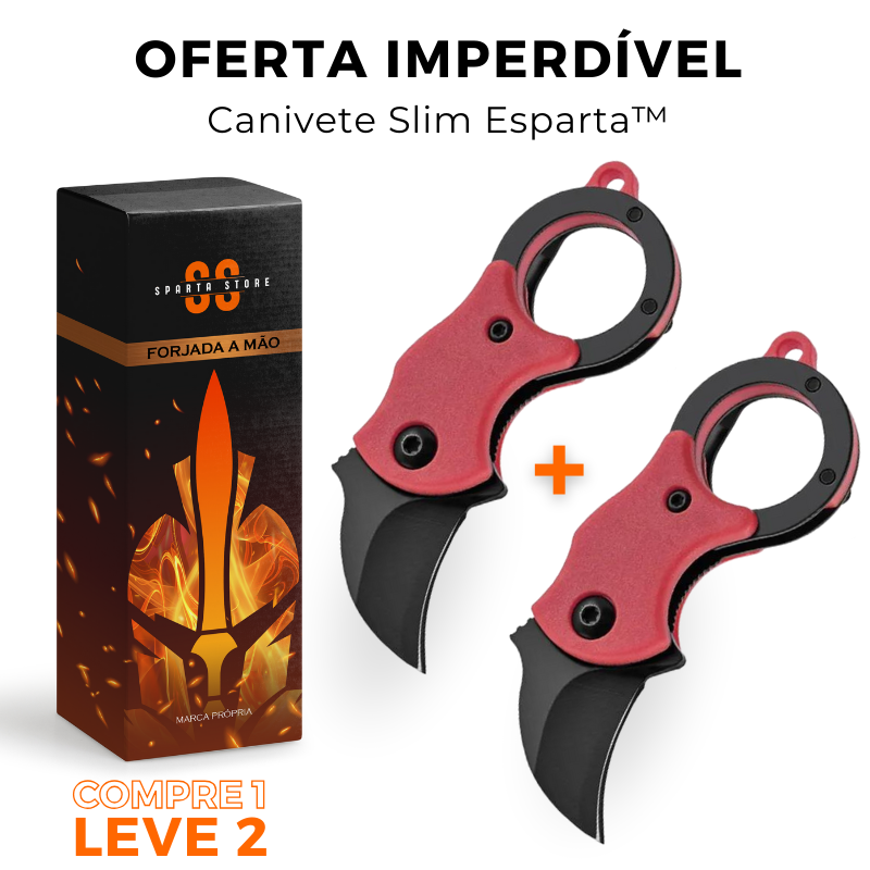 Canivete Slim Esparta™ • COMPRE 1 LEVE 2 (+ FRETE GRÁTIS)