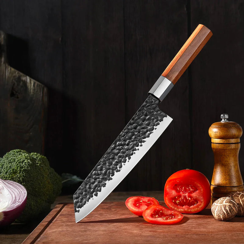 Faca Profissional Kiritsuke 100% em Aço Inox • Faca Kiri Esparta™