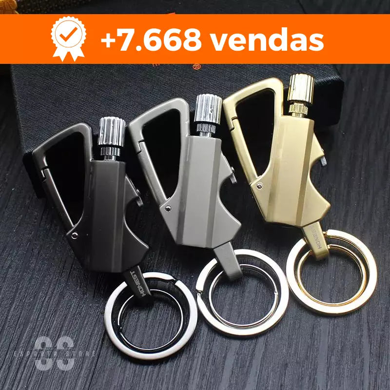 (Compre 1 LEVE 2) Chaveiro Ultra Esparta - Isqueiro integrado