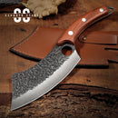 Kit 3 Facas Profissionais Forjadas à Mão + 3 Bainhas • Kit Grant Esparta™