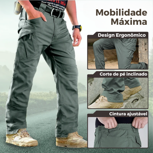 Calça Militar Esparta™ • Impermeável e Resistente (+FRETE GRÁTIS)