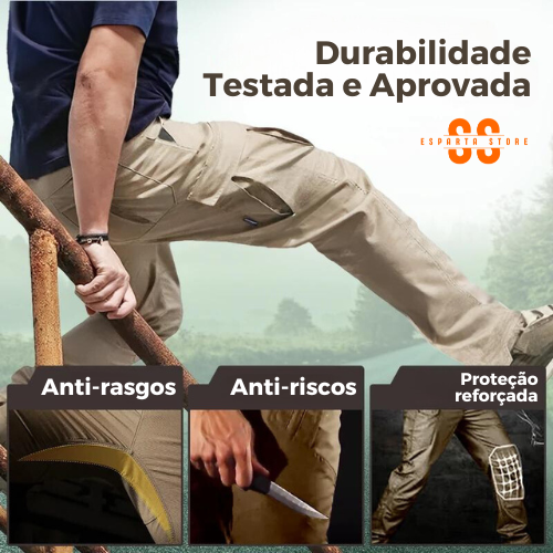 Calça Militar Esparta™ • Impermeável e Resistente (+FRETE GRÁTIS)