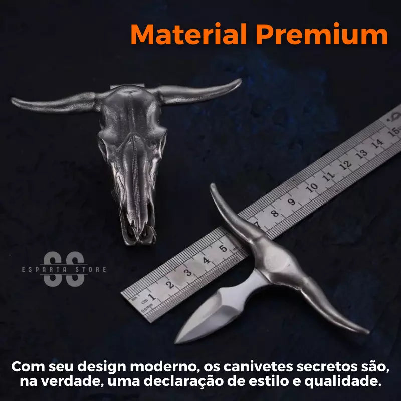 Kit Farm Esparta® - Cinto Faca + Canivete Bull