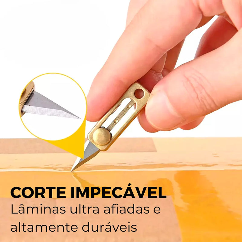 (COMPRE 1 LEVE 2) Mini Canivete Portátil • MiniCut Esparta™