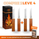 [OFERTA LIMITADA]  Faca Dupla Samurai Forjada à Mão • Compre 1 Leve 2 + Brinde