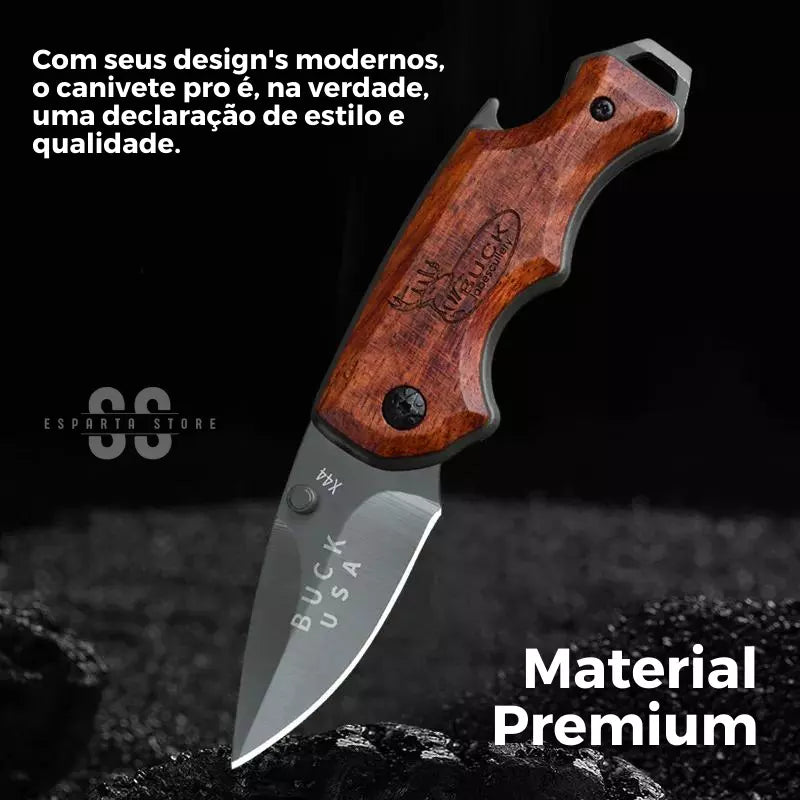 Kit Quality Esparta™ • Canivete G10 + Buck (Compre 1 LEVE 2)