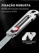 Estilete Inox Multiuso 6 em 1 • 100% Aço Inox (+10 LÂMINAS GRÁTIS)