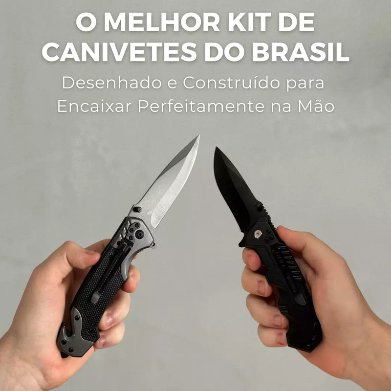 Kit Alpha Esparta • Combat + G10 (LEVE 2 CANIVETES)