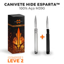 (COMPRE 1 LEVE 2) Canivete Hide Esparta • 100% Aço M390
