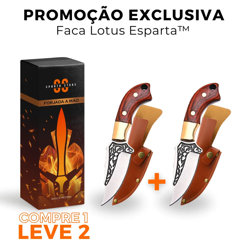 (COMPRE 1 LEVE 2 + BAINHAS) Mini Faca mais Famosa do Mundo • Faca Lotus Esparta