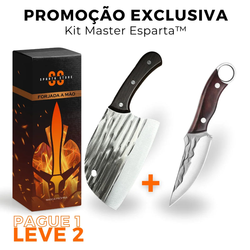 (PAGUE 1 LEVE 2) Kit Master Esparta™ • 100% Forjadas à Mão