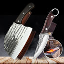 Kit Cutelo Infinity e Faca Apollo + 2 Bainhas • Kit Master™ Forjado a Mão